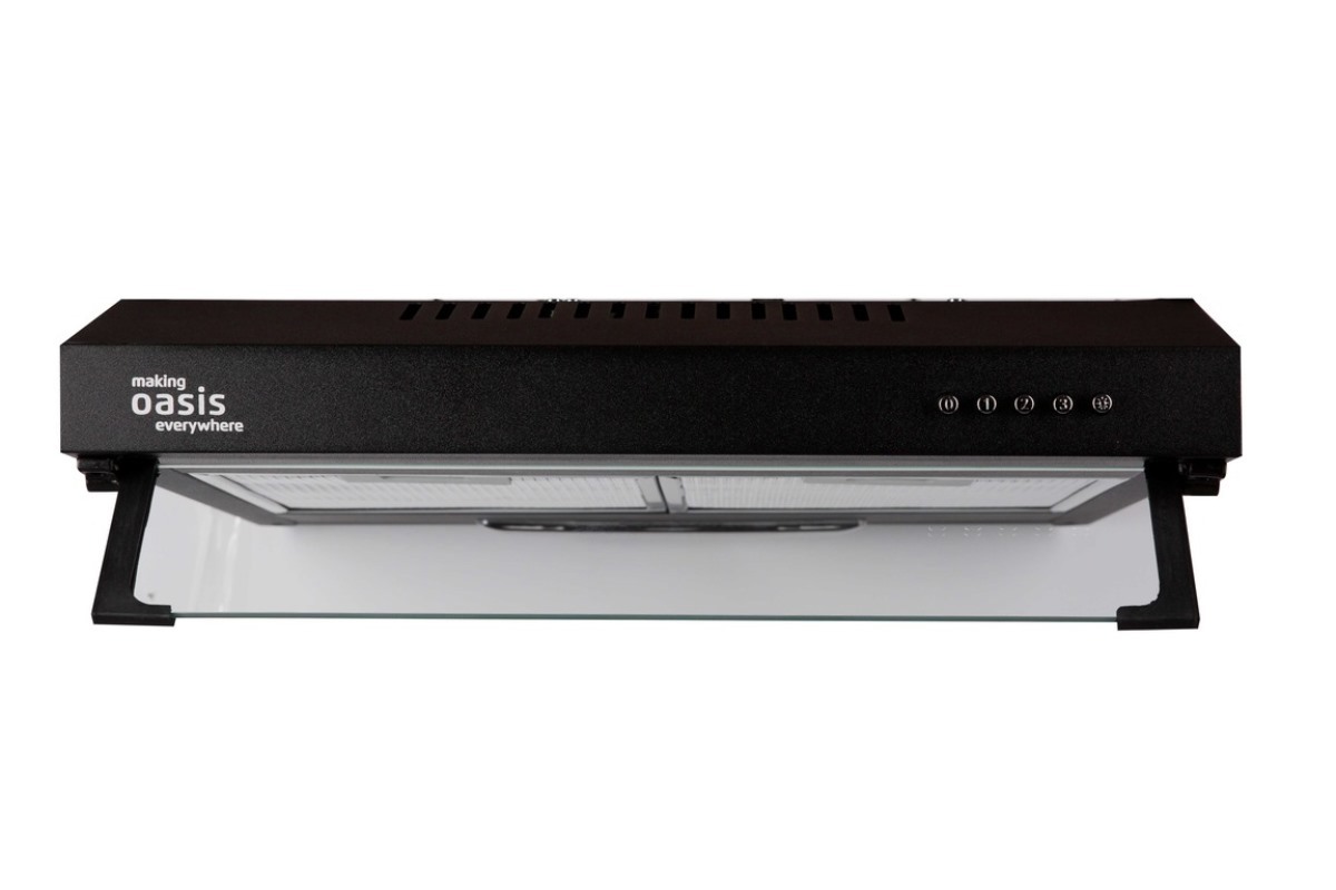 Изображение товара Встраиваемая вытяжка Making Oasis Everywhere Up-50B (F) 50 см черная нержавейка