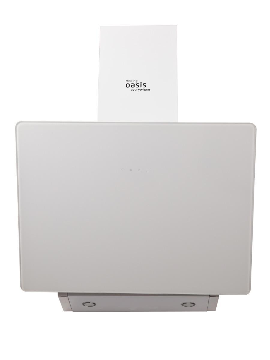 Изображение товара Наклонная вытяжка Making oasis everywhere Nb-60w V 59.8 см белая Стильная и мощная