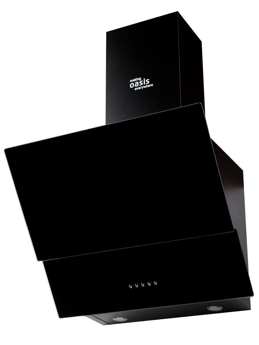 Изображение товара Наклонная вытяжка Making oasis everywhere Nc-50b черная 49.8 см мощная и бесшумная