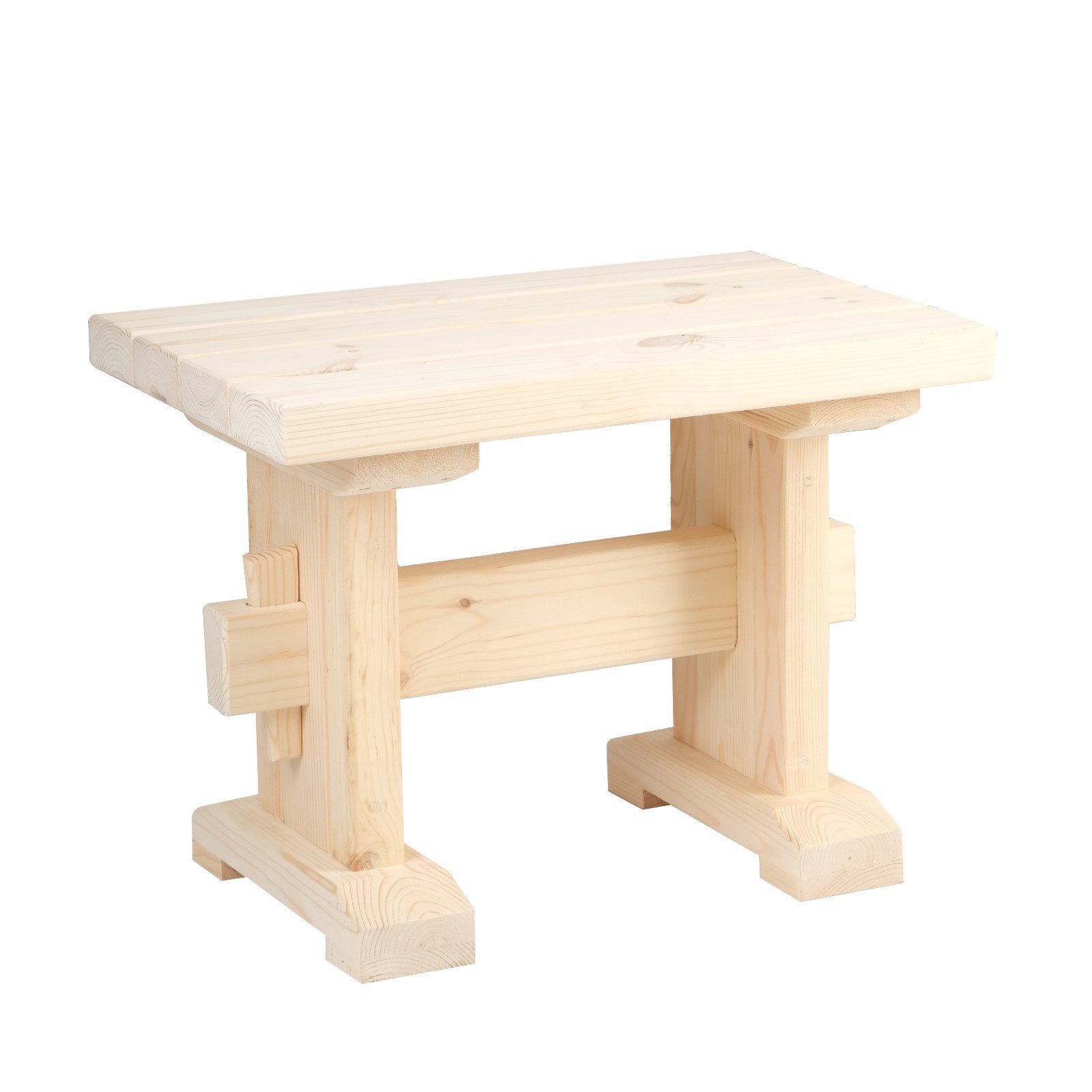 Изображение товара Табурет Добропаровъ 38x42x55 см из дерева бежевый для бани и дачи