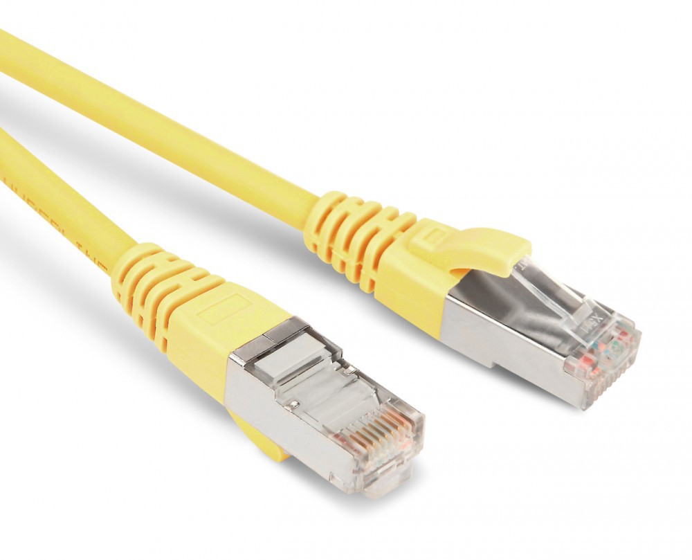 Изображение товара Патч-корд Hyperline F/UTP экранированный LSZH 2 м желтый Изображение товара Патч-корд Hyperline F/UTP экранированный LSZH 2 м желтый