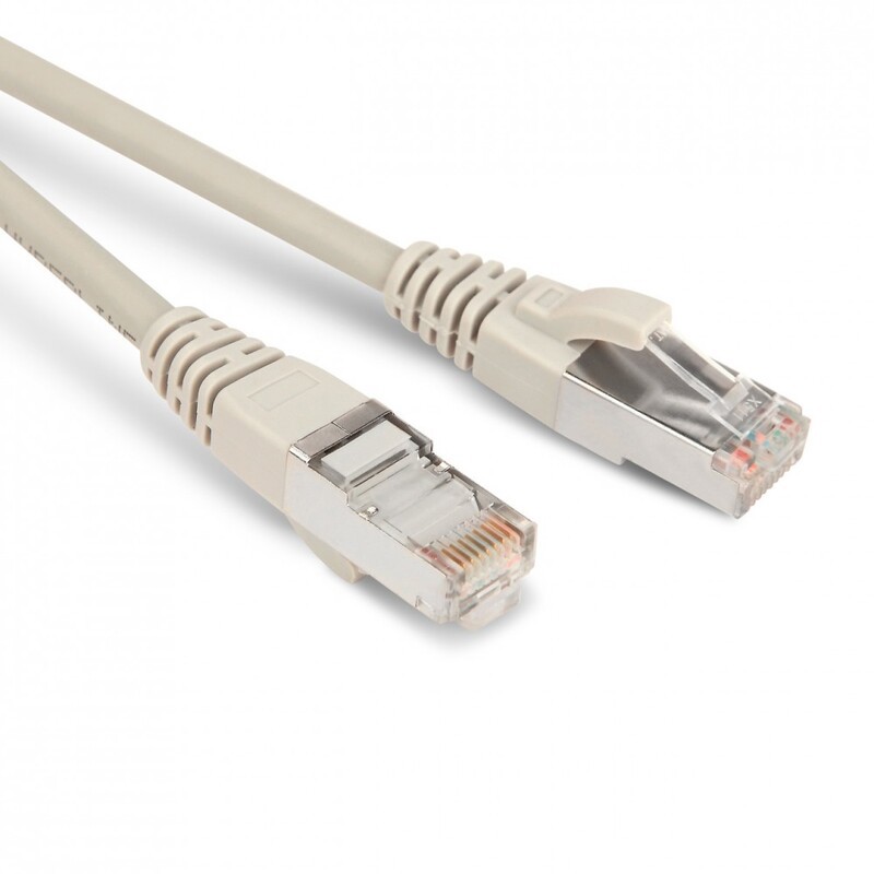 Изображение товара Патч-корд Hyperline Ethernet Lan LSZH 10 м серый