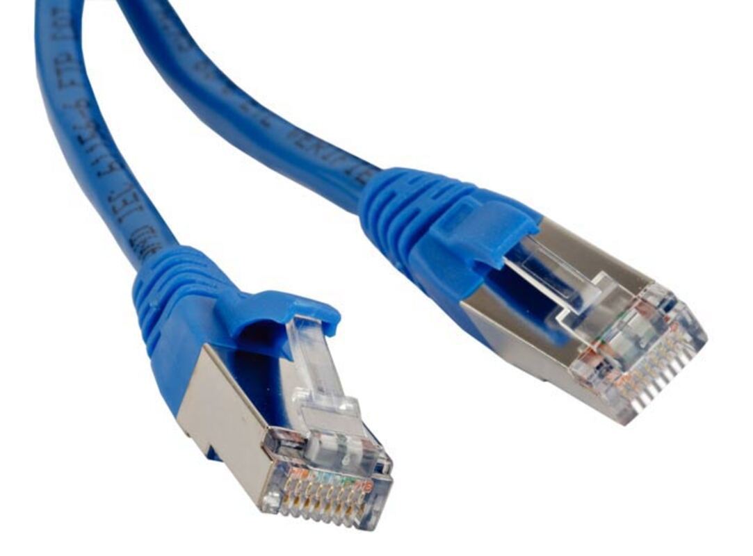 Изображение товара Патч-корд Hyperline F/UTP Cat.5e 2 м синий для скоростных сетей