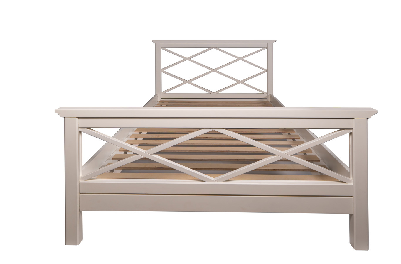 Изображение товара Кровать Фурнитурни Джуниор 105.4x88.5x210 см белый массив бука для детской и спальни