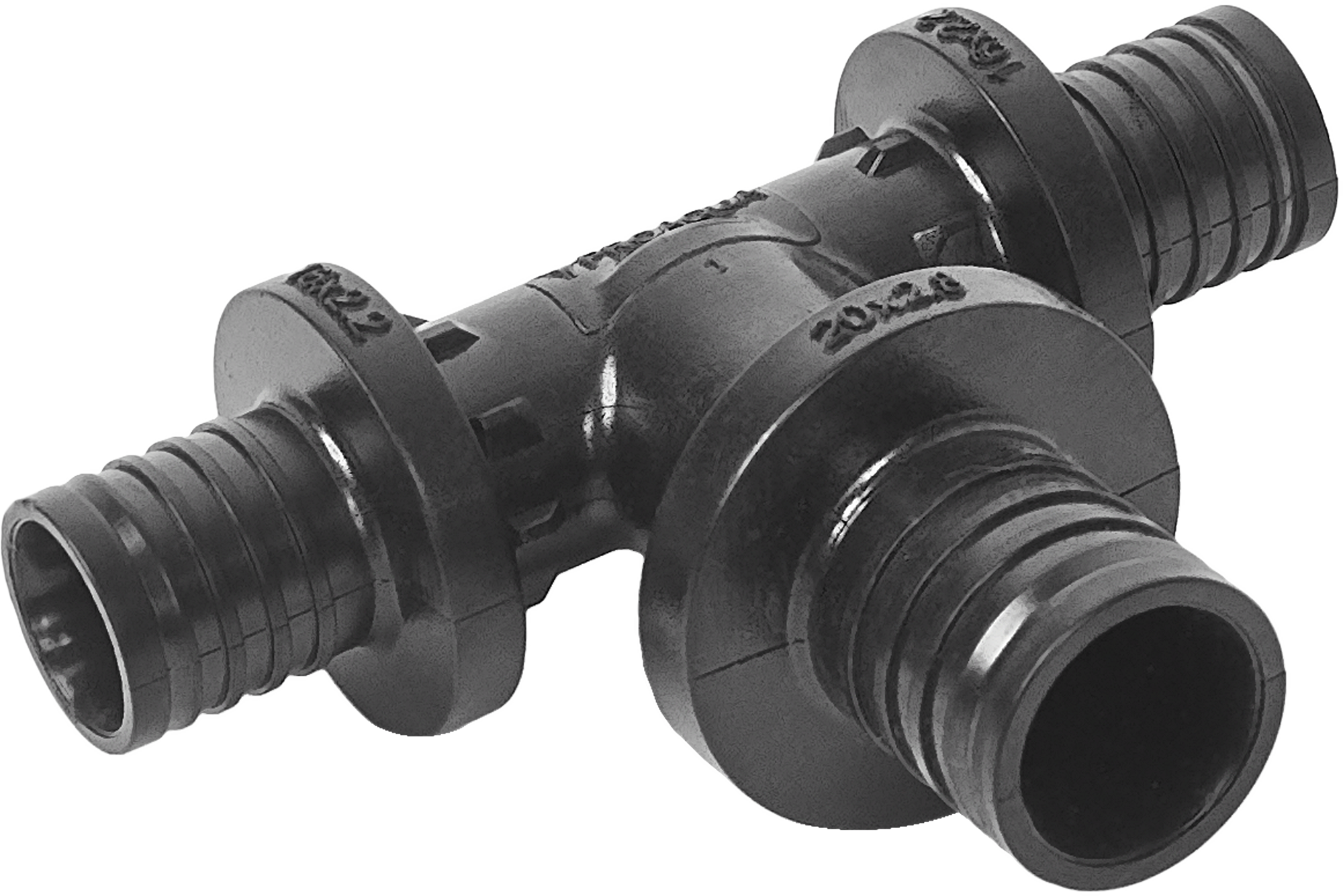 Изображение товара Тройник переходной PRO AQUA PPSU 16x20x16 мм для труб водоснабжения и отопления