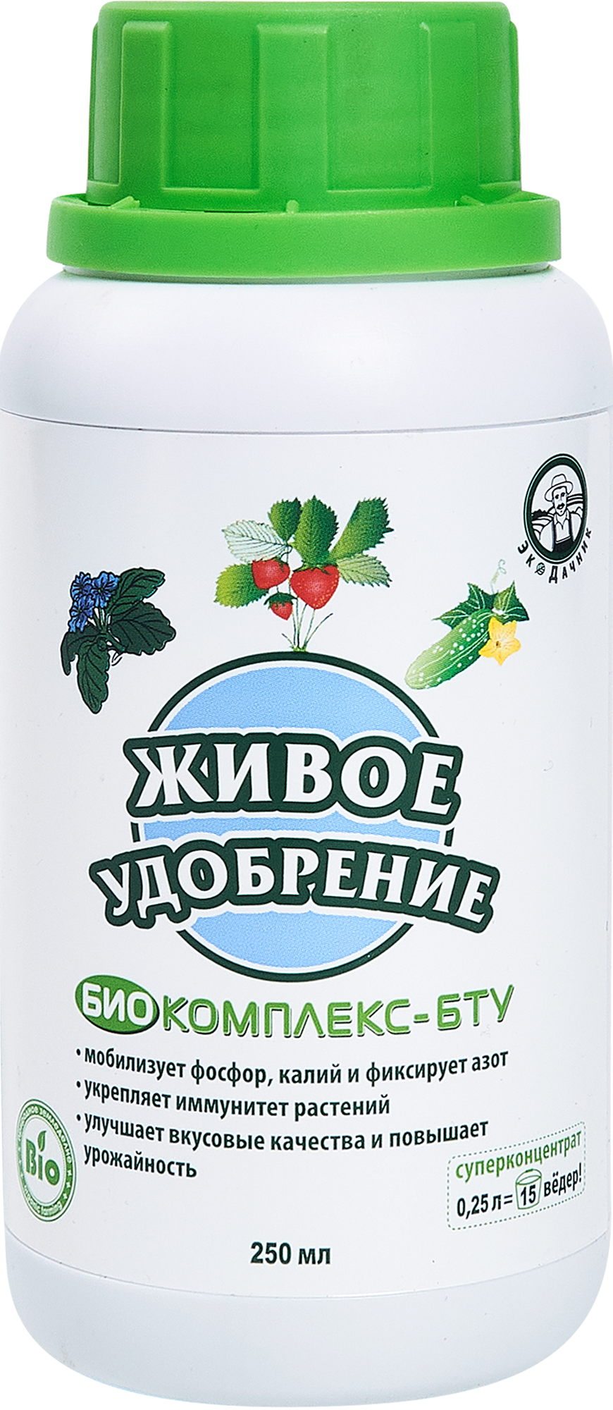 Изображение товара Органическое биологическое удобрение ЭКОДАЧНИК БТУ для всех культур Изображение товара Органическое биологическое удобрение ЭКОДАЧНИК БТУ для всех культур