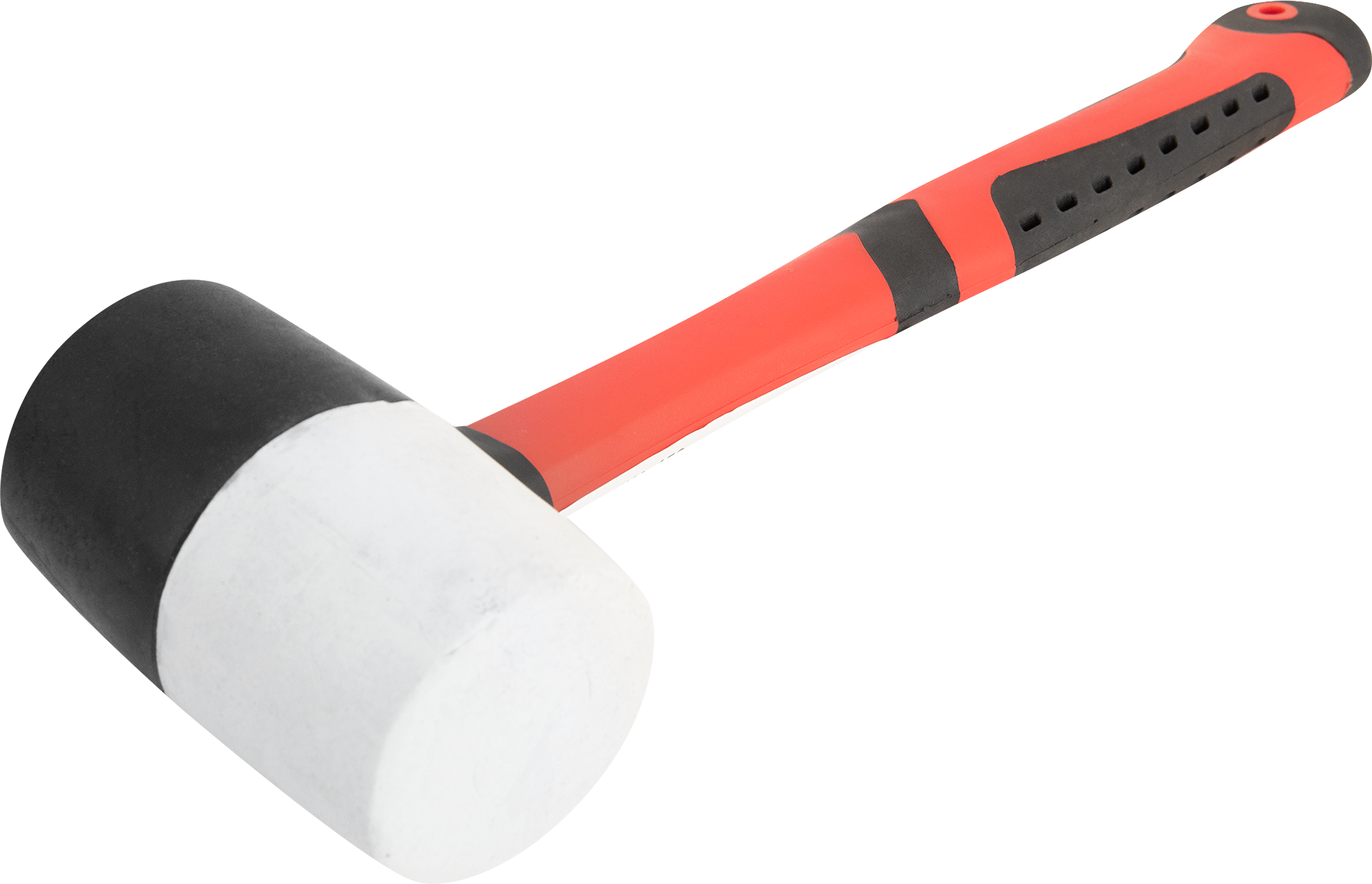 Изображение товара Киянка резиновая черно-белая модель 4007 вес 450 г для ремонта и отделочных работ