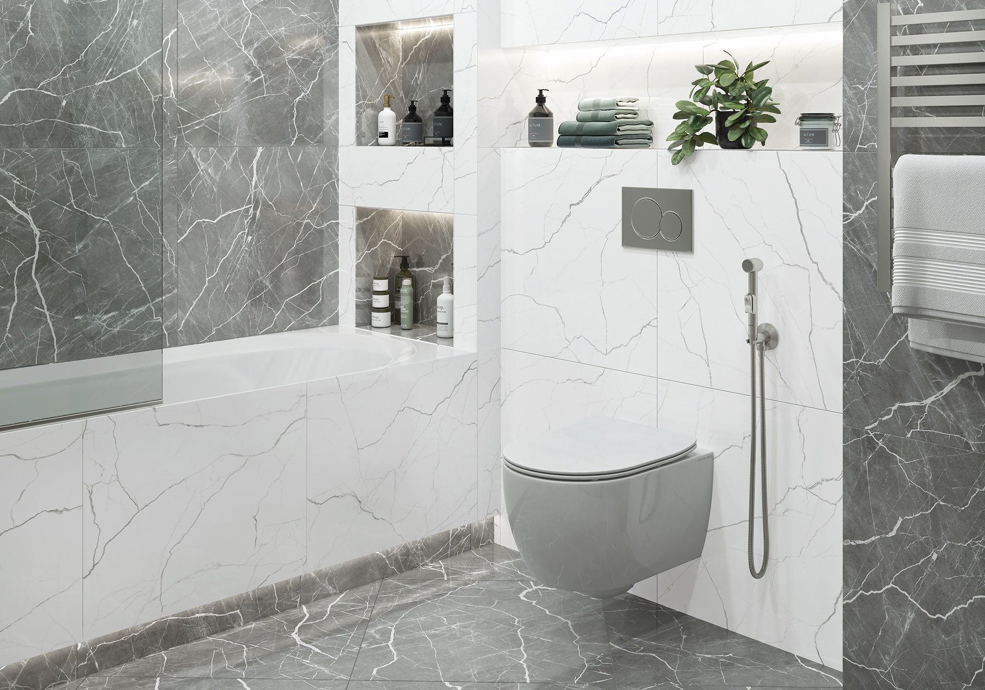 Изображение товара Напольная плитка керамогранит Alma Ceramica Emotion 57x57 см черная