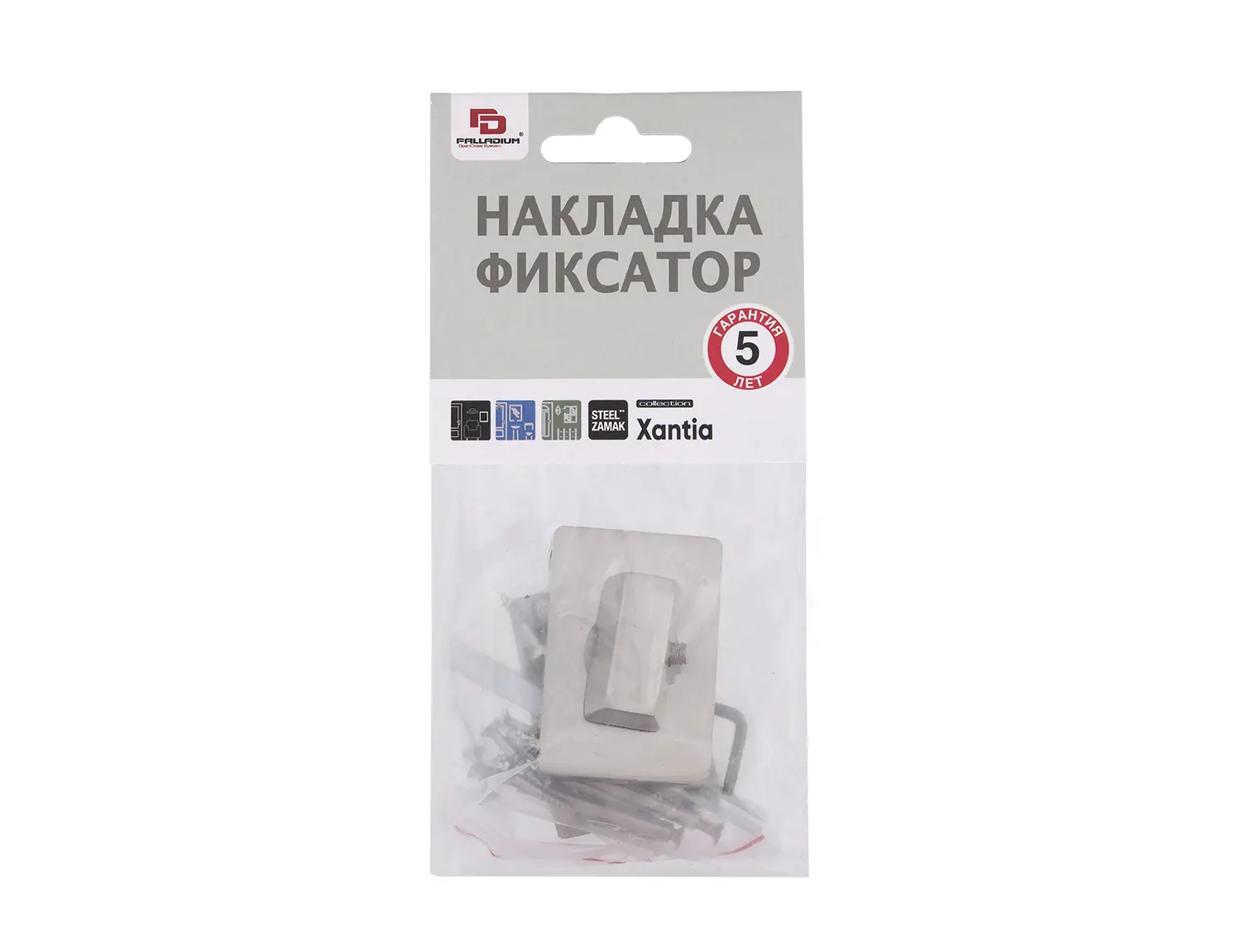 Накладка Palladium X BK SN, ЦАМ, цвет цинк - 3