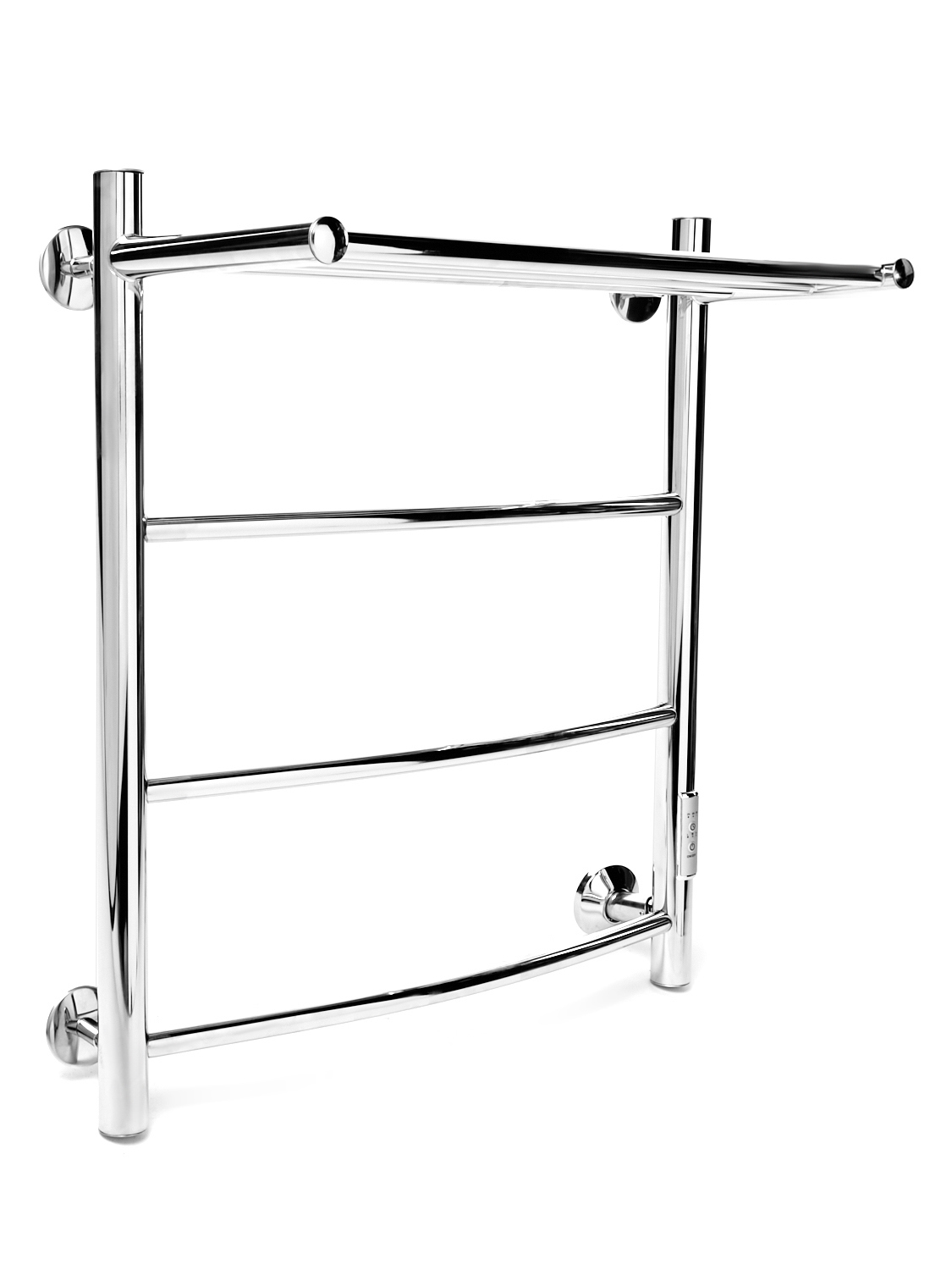 Изображение товара Электрический полотенцесушитель Ariano В4 500x600 мм 70 Вт с полкой лесенка хром