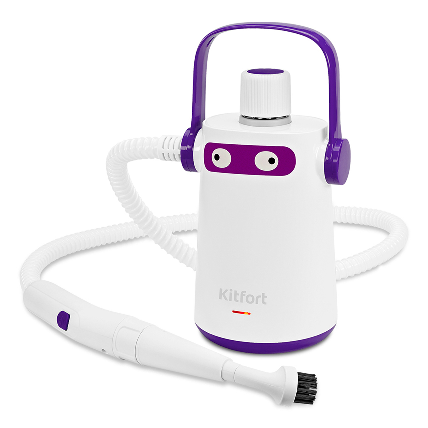 Изображение товара Пароочиститель KITFORT KT-9109-1 бело-фиолетовый эффективная уборка паром