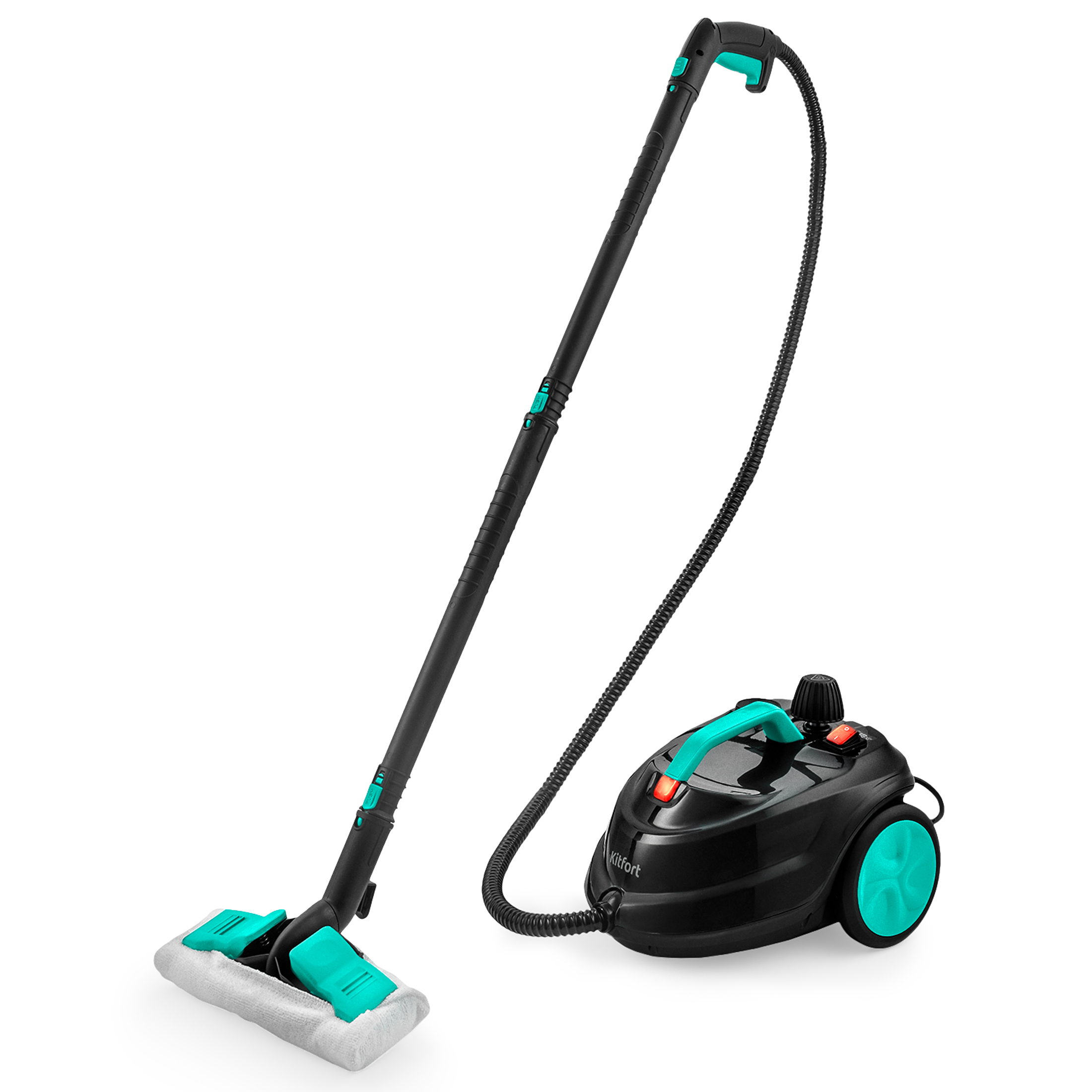 Изображение товара Пароочиститель KITFORT KT-9104-3 с насадками и емкостью 1.8 л