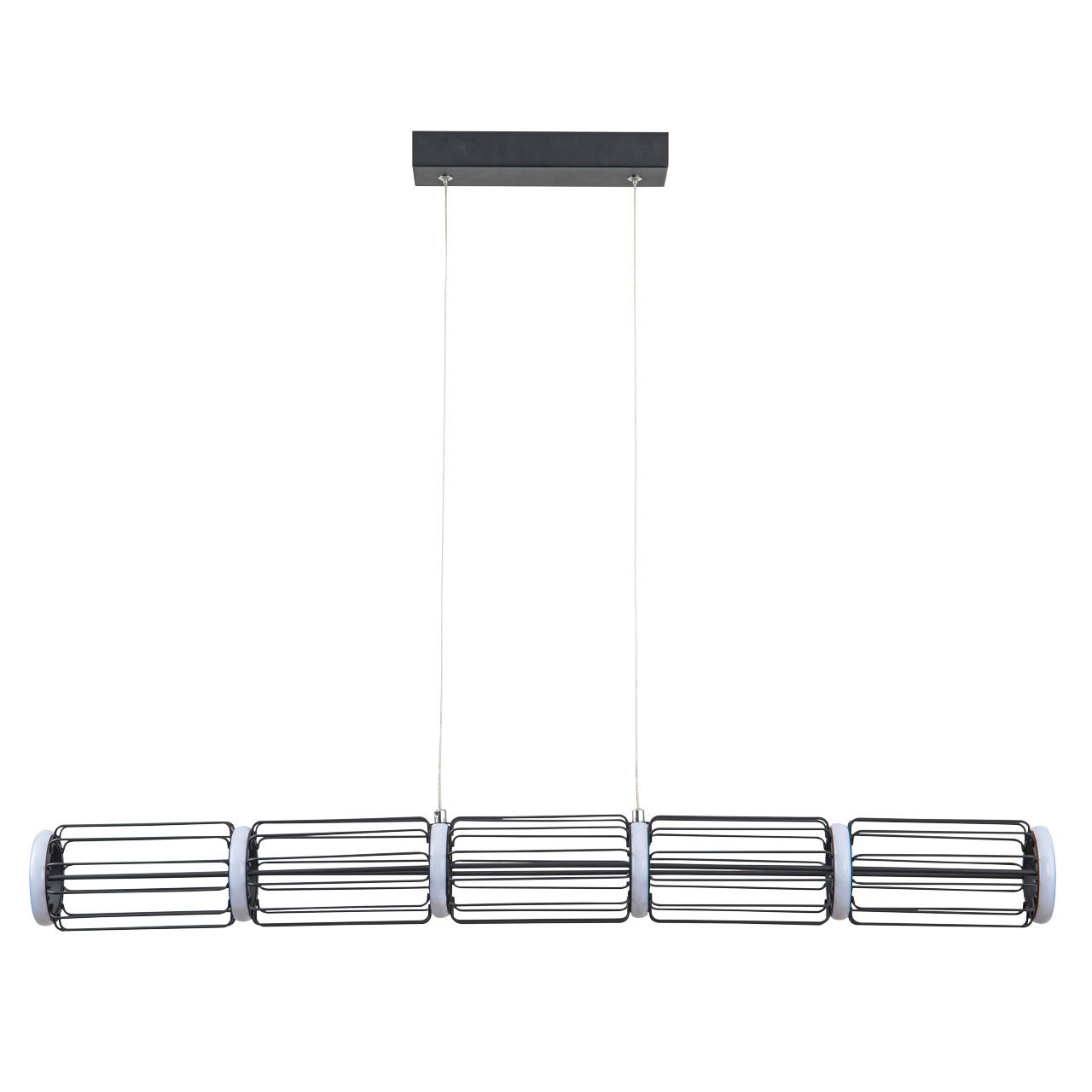 Изображение товара Подвесной светодиодный светильник Айсфельд DE MARKT 13.5 м² черный хай-тек