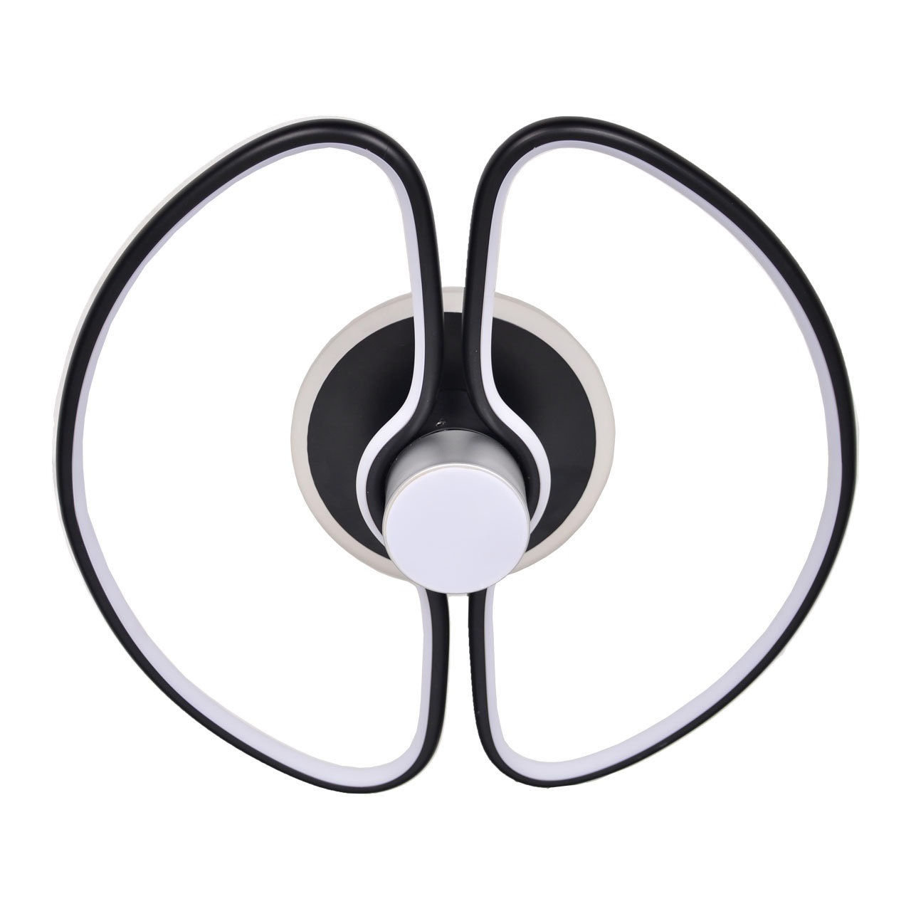 Изображение товара Светильник настенно-потолочный DE MARKT 312012601 в черном цвете