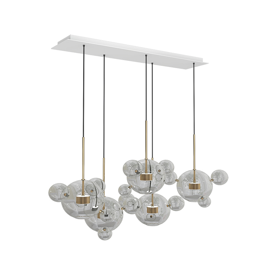 Изображение товара Светильник подвесной светодиодный KINK LIGHT 07545-4.(5AS).21 Галла 12 м² нейтральный белый свет цвет золото