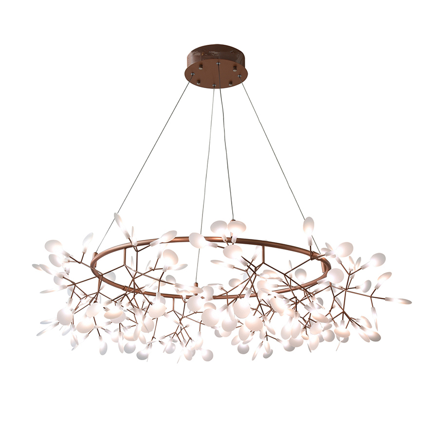 Изображение товара Подвесная светодиодная люстра KINK LIGHT Ветта 18 м² золото белый свет