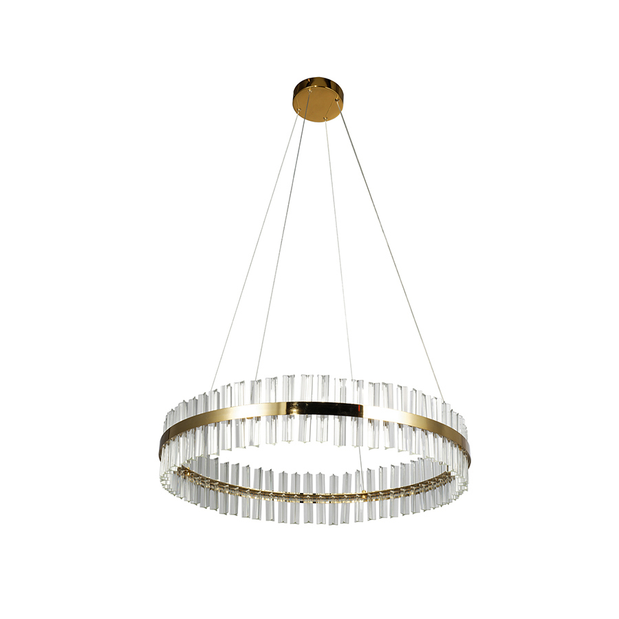 Изображение товара Подвесная светодиодная люстра KINK LIGHT Лира 07661A.36 с золотым плафоном