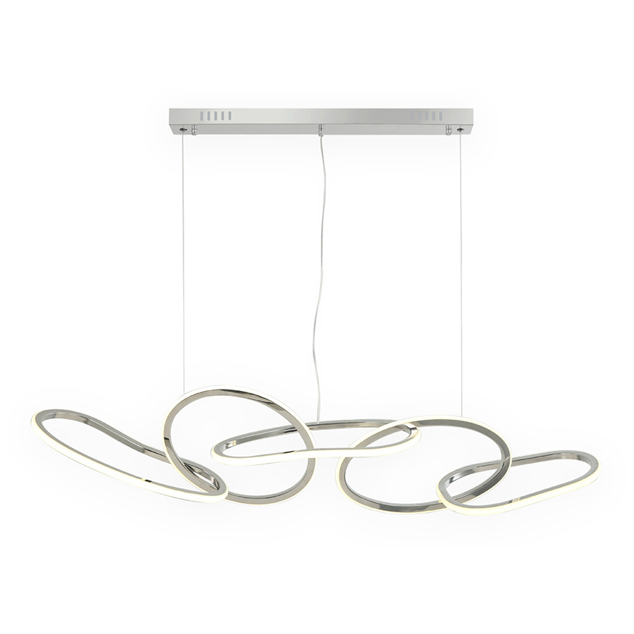 Изображение товара Светильник подвесной светодиодный KINK LIGHT 07609-5AL.02 Сена 12 м² нейтральный белый свет цвет хром