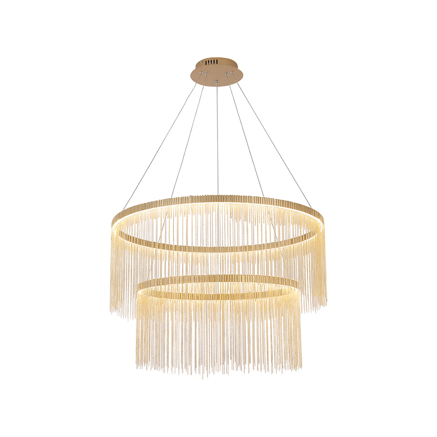 Изображение товара Подвесной светодиодный светильник KINK LIGHT Агни 12 м² нейтральный белый золото