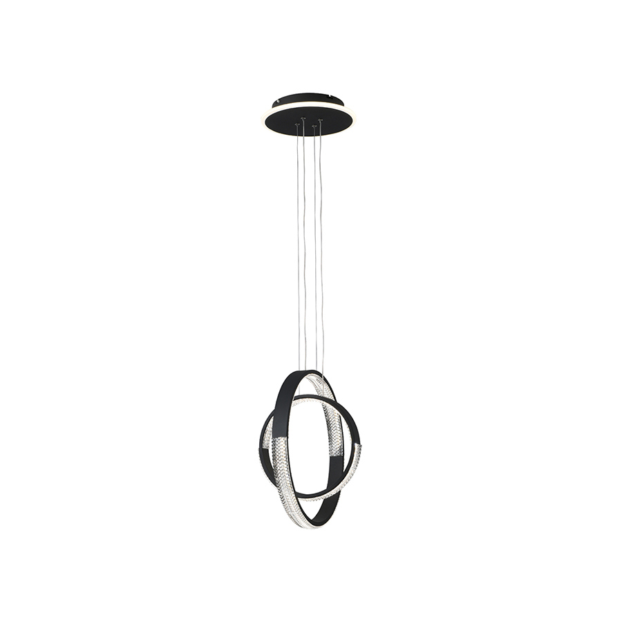 Изображение товара Светильник подвесной светодиодный KINK LIGHT 09430-30+40A.19 Далим 12 м² нейтральный белый свет цвет черный