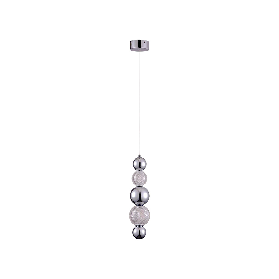 Изображение товара Подвесной светодиодный светильник KINK LIGHT Амита 12 м² с хромом и нейтральным светом