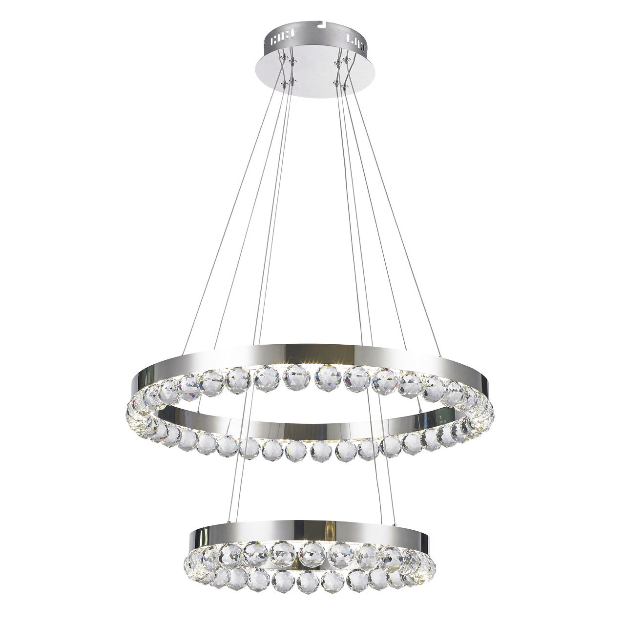 Изображение товара Люстра подвесная светодиодная DE MARKT Глобула 18.84 м² с изменением оттенков белого