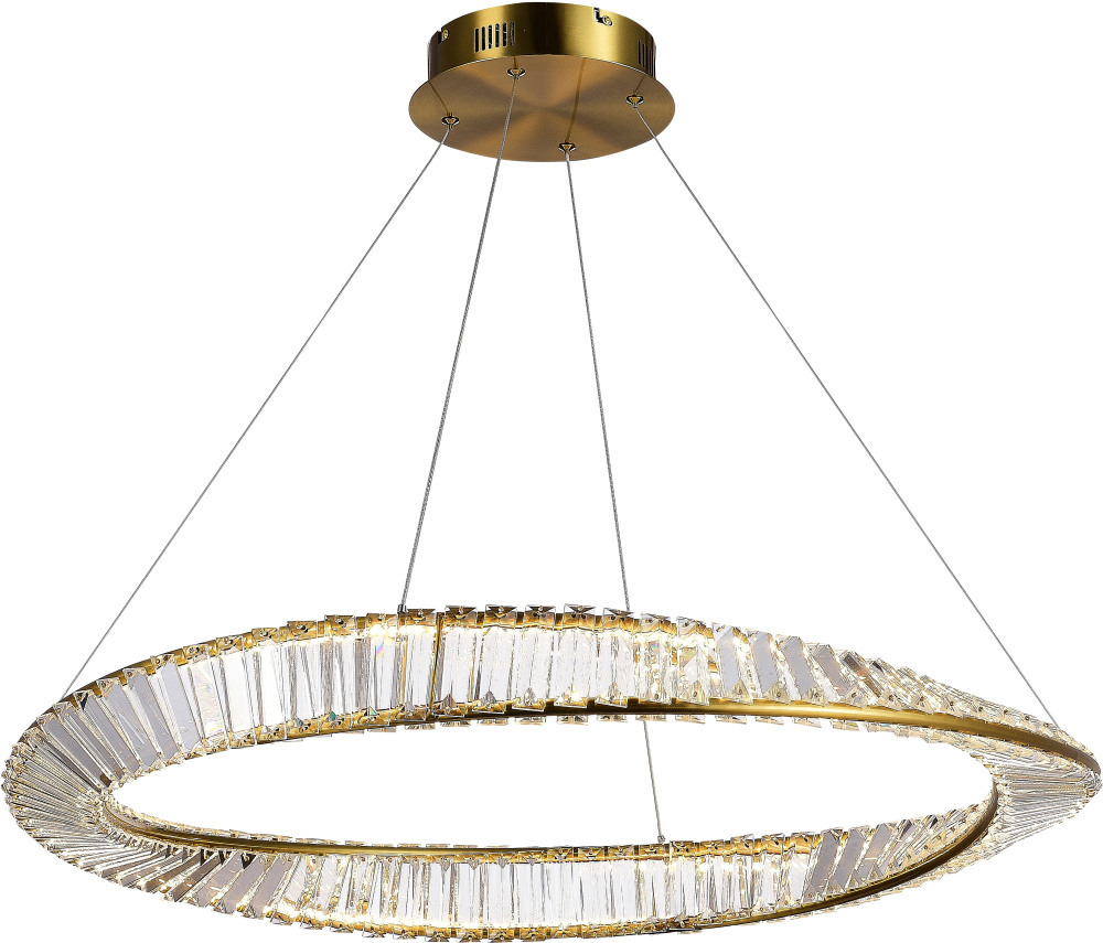 Изображение товара Люстра потолочная MYFAR MR1260-PL Ricky 14 м² теплый белый латунь