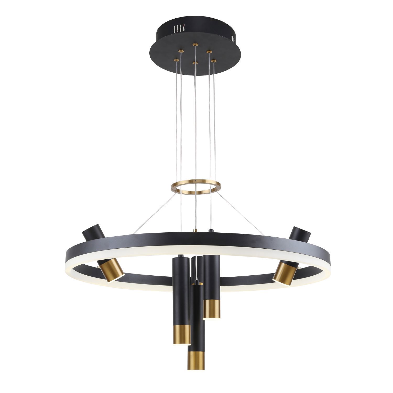 Изображение товара Люстра потолочная Favourite Daur с регулировкой высоты и 7 плафонами