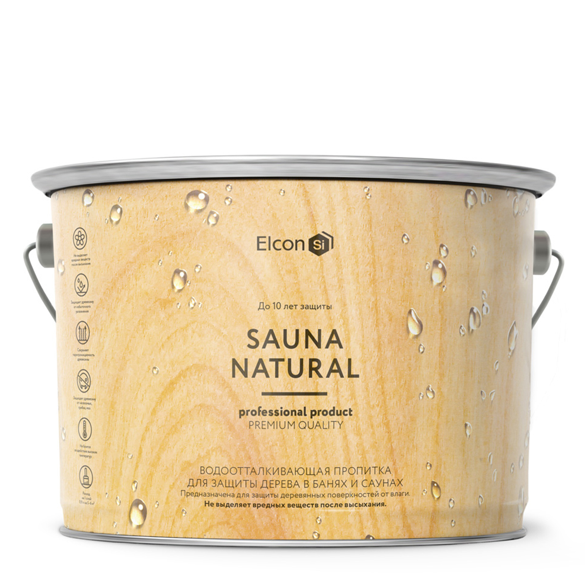 Изображение товара Водоотталкивающая пропитка для бань и саун Elcon Sauna Natural 2 л