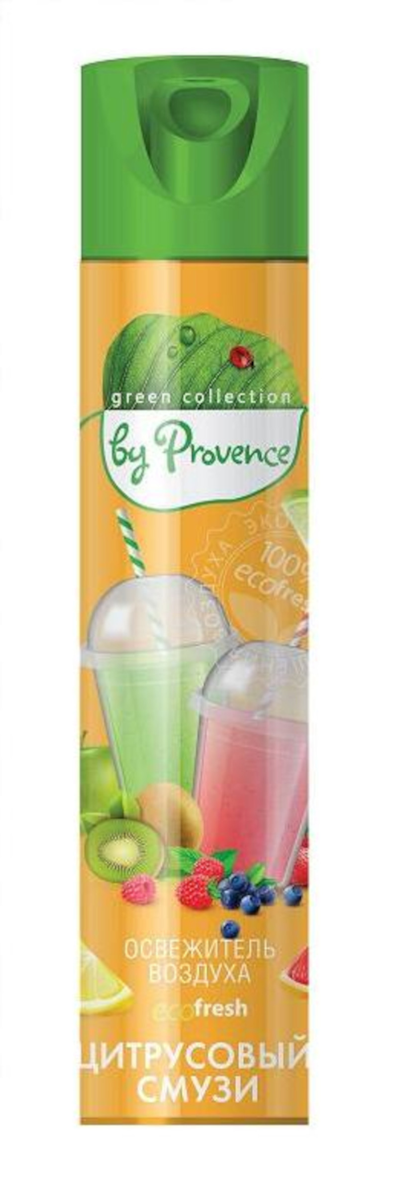 Изображение товара Освежитель воздуха PROVENCE Green collection Цитрусовый смузи 300 мл Изображение товара Освежитель воздуха PROVENCE Green collection Цитрусовый смузи 300 мл