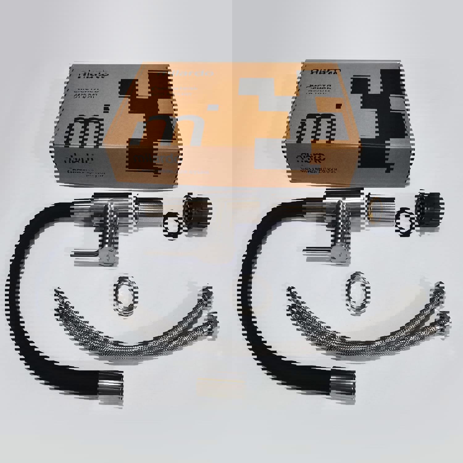 Изображение товара Смеситель для кухни однорычажный Milardo Смеситель для кухни высота 25.3 см цвет сатин