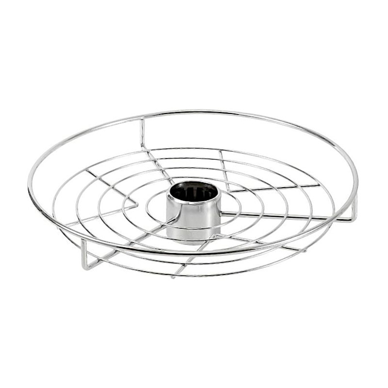 Изображение товара Полка Amix PTJ116-07 35x6x35 см сталь цвет хром