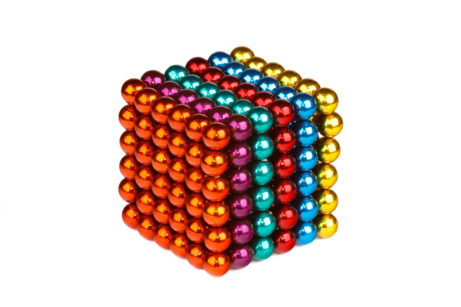 Изображение товара Куб из магнитных шариков Forceberg Cube 5 мм цветной 216 элементов Изображение товара Куб из магнитных шариков Forceberg Cube 5 мм цветной 216 элементов