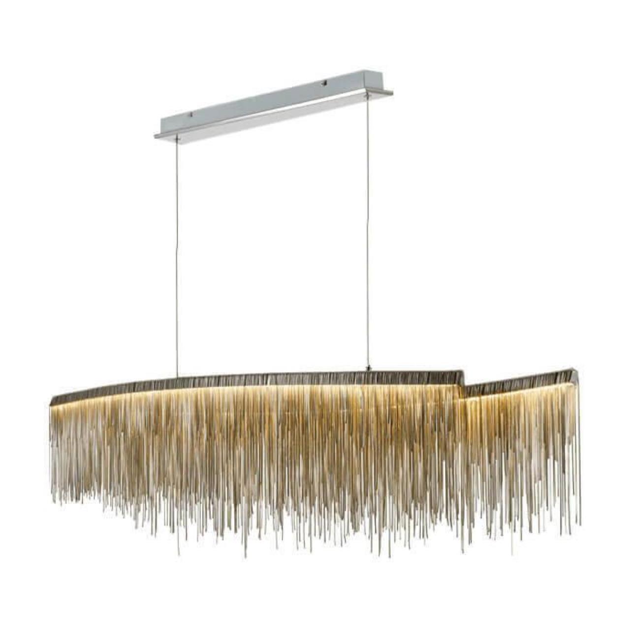 Изображение товара Люстра подвесная VELE LUCE Gloria 16 м² нейтральный белый с хромом 48W