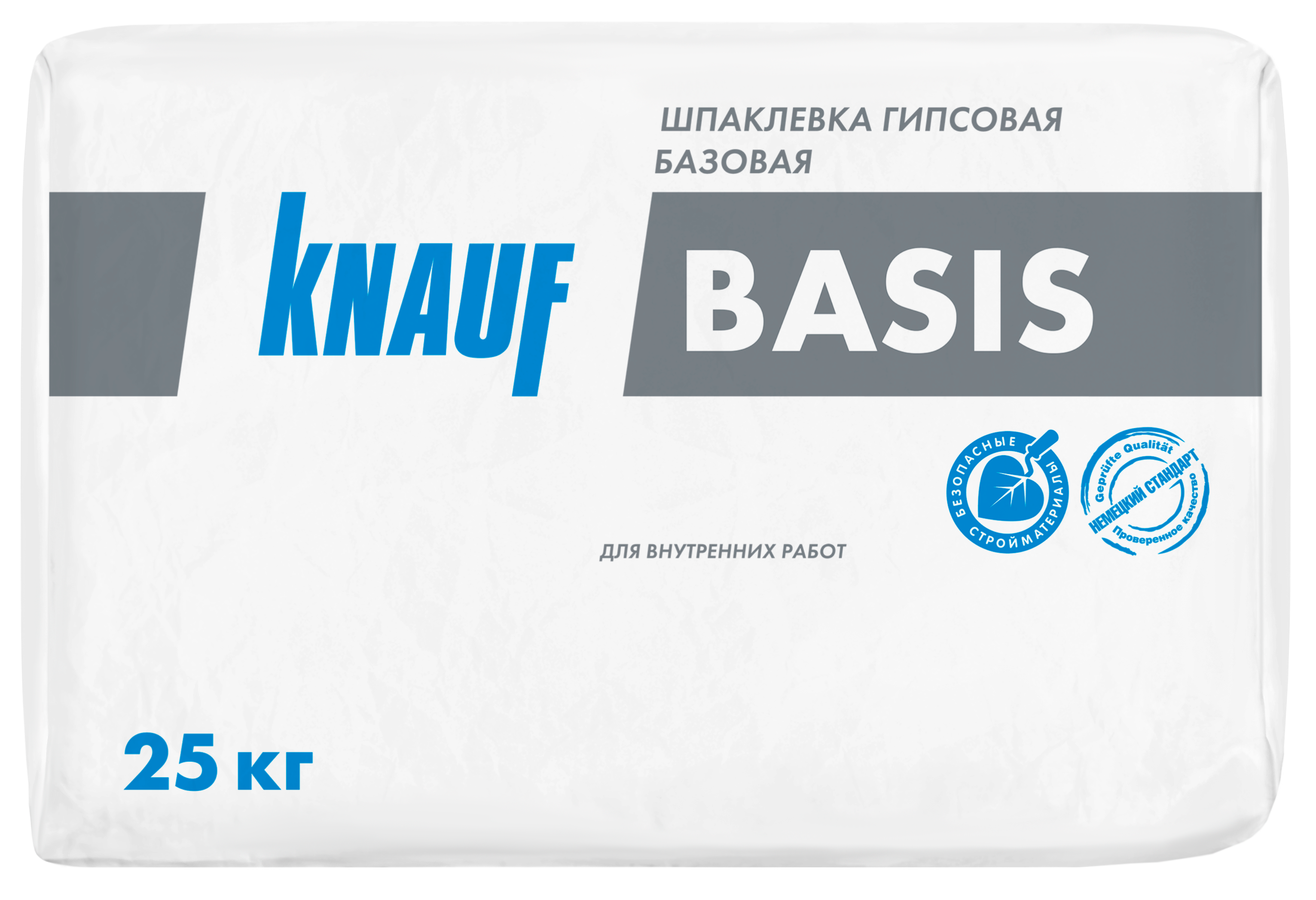 Изображение товара Шпаклевка гипсовая базовая Knauf Базис 25 кг Изображение товара Шпаклевка гипсовая базовая Knauf Базис 25 кг