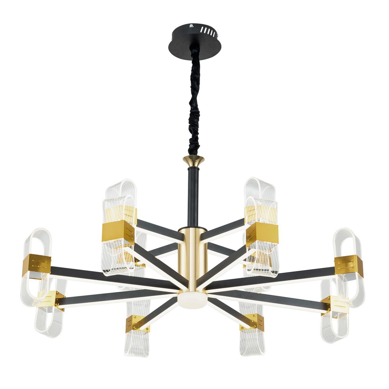 Изображение товара Люстра подвесная светодиодная ESCADA PEARL 30W белый и золотой стиль современный