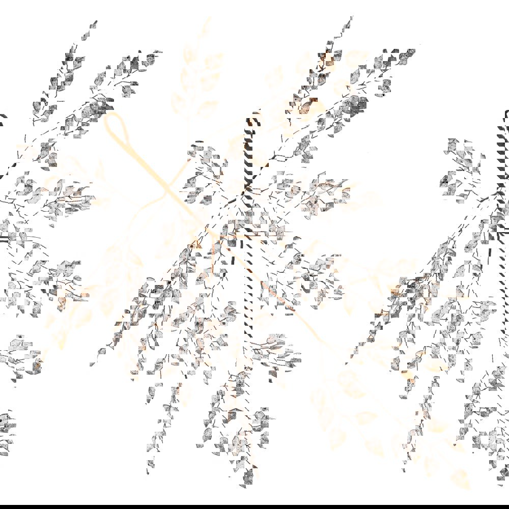 Изображение товара Декоративная новогодняя ветка L32 W7 H44 см для праздничного декора