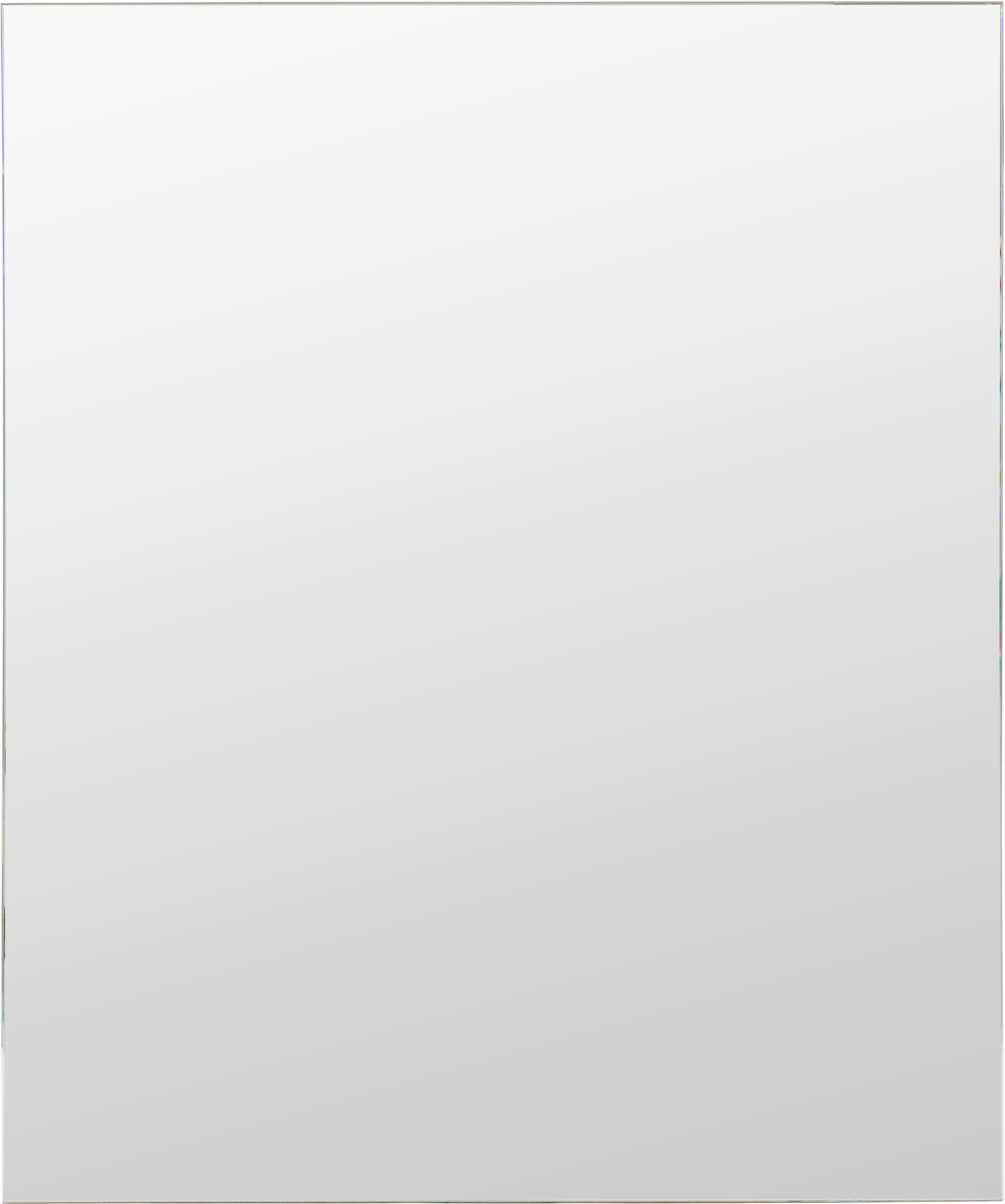 Изображение товара Зеркальный шкаф универсальный 50 см для ванной комнаты с зеркальной дверью