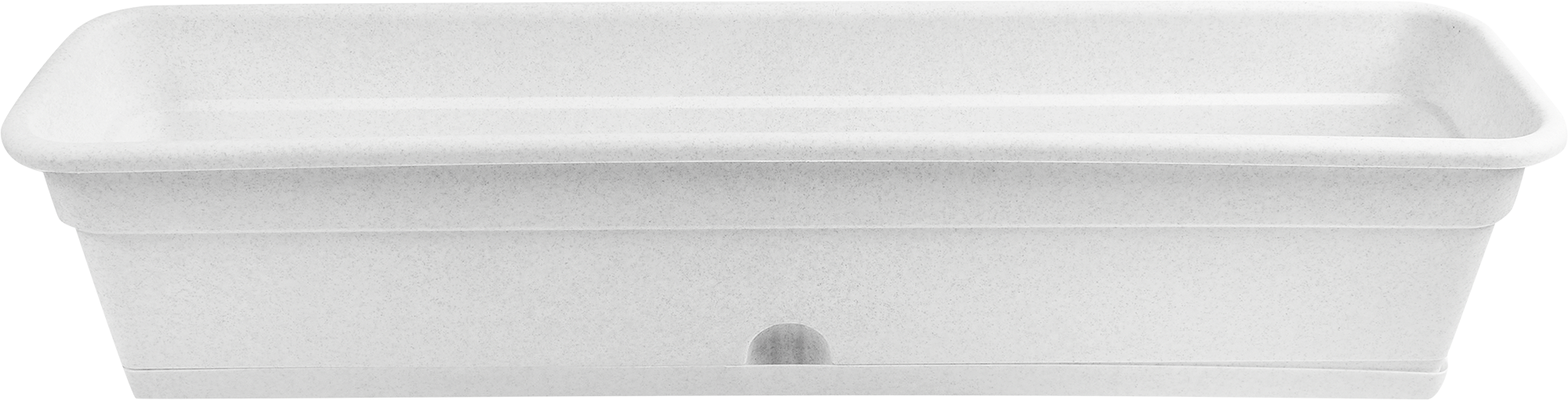 Ящик балконный 80x20x17 см v16 л пластик мрамор