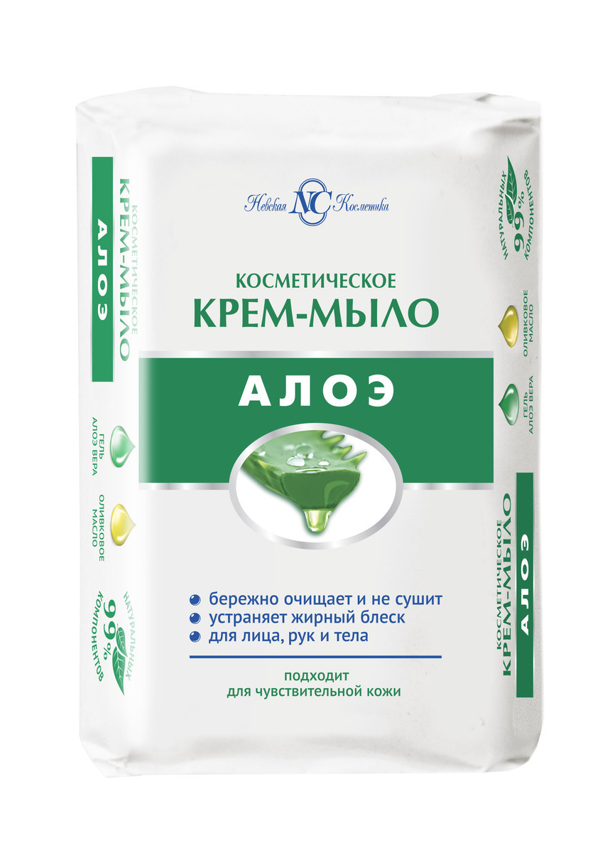 Изображение товара Туалетное мыло Невская Косметика Алоэ косметическое 90 г