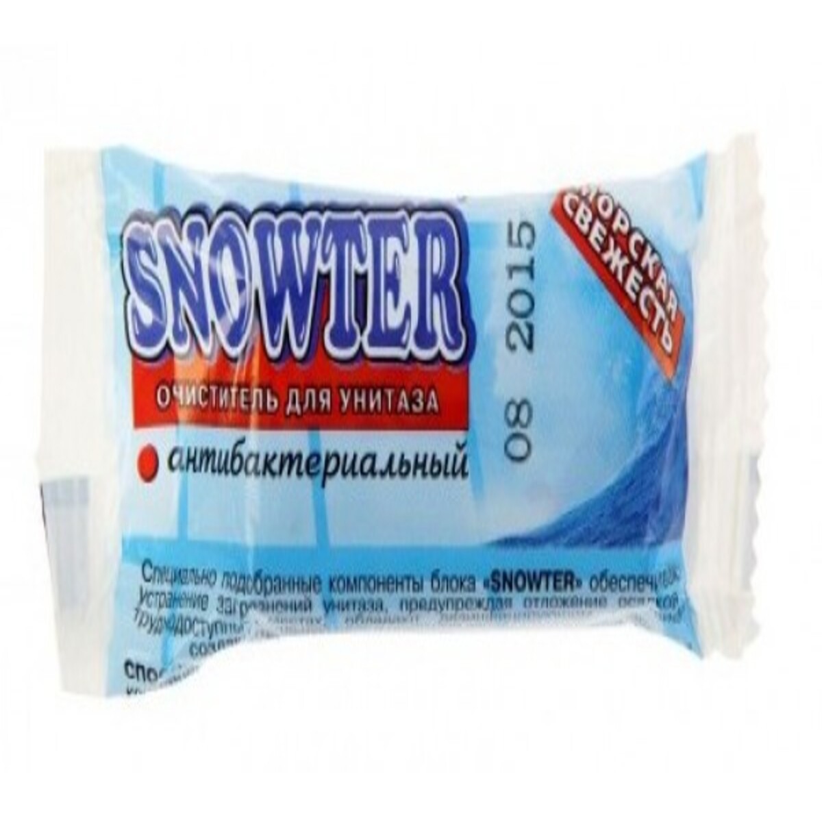 Изображение товара Запасной блок очистителя для унитаза Snowter морская свежесть 40 г Изображение товара Запасной блок очистителя для унитаза Snowter морская свежесть 40 г