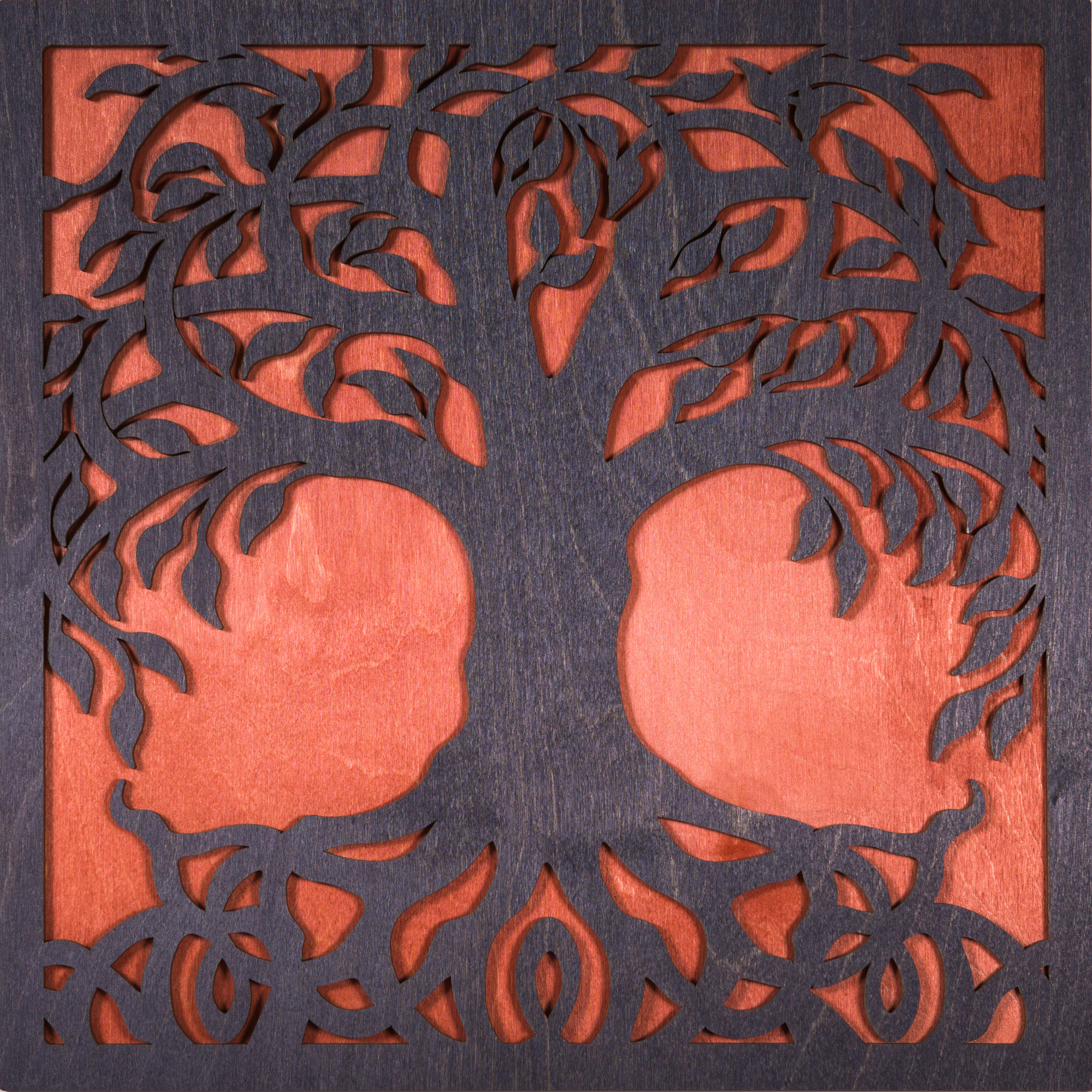 Изображение товара Декоративное панно TR-788512 — квадрат 35x35 см, черное