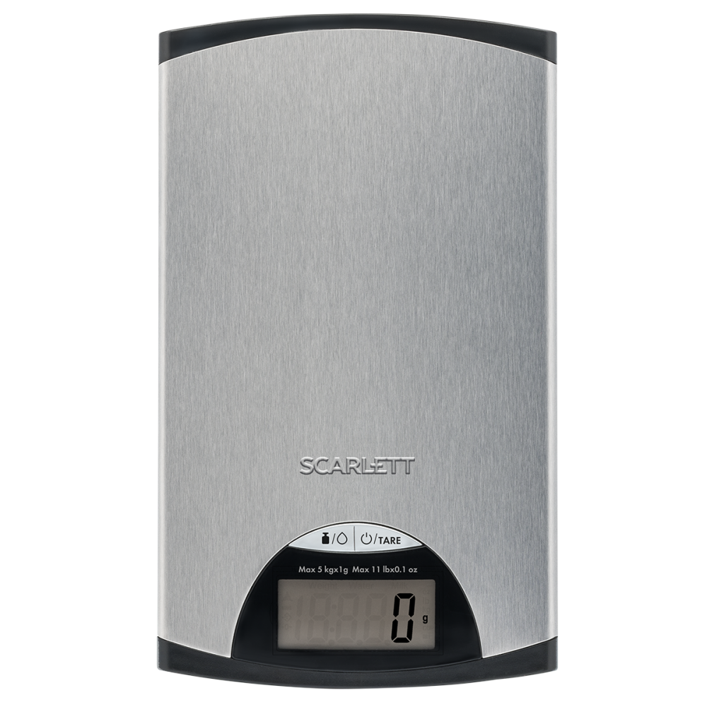 Изображение товара Электронные весы Scarlett SC-KS57P97 до 5 кг нержавеющая сталь