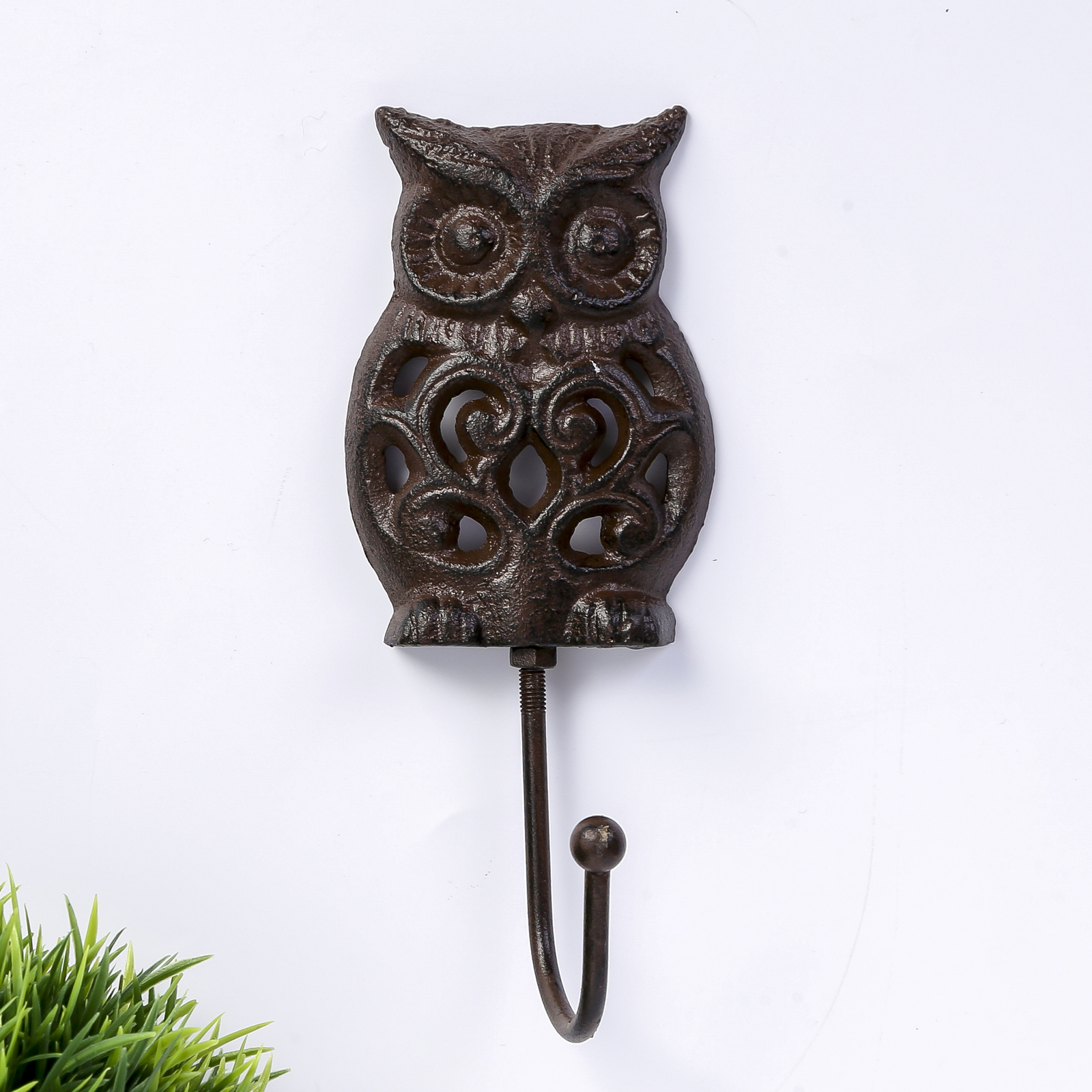 Изображение товара Крючок декоративный Филин с узорами 17.5x7.3x6 см