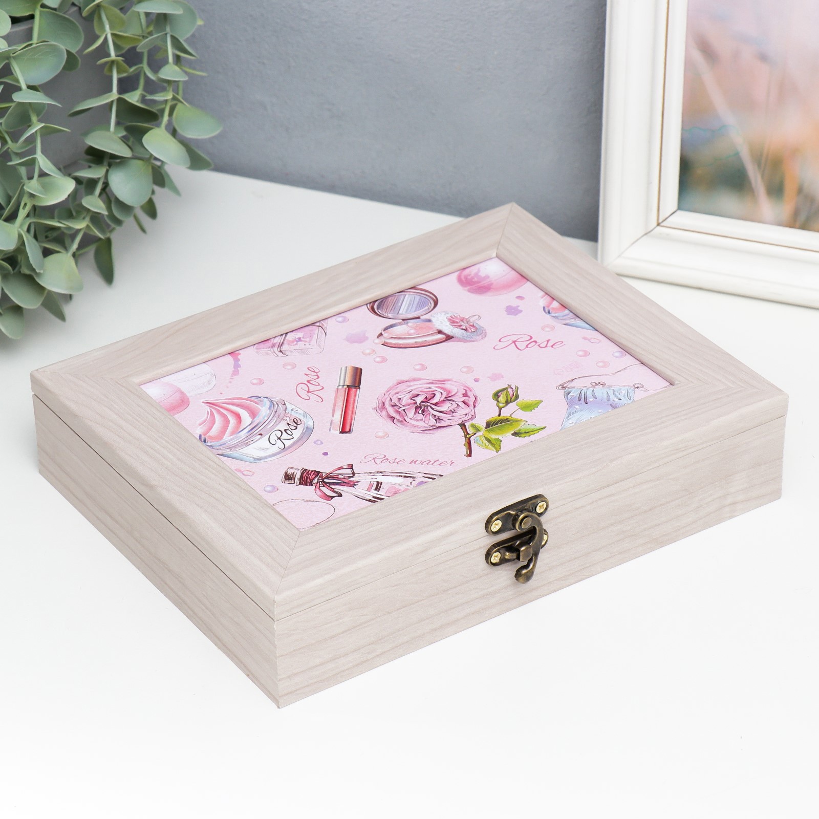 Изображение товара Шкатулка Молочный дуб 18x23x5 см 3 мод.