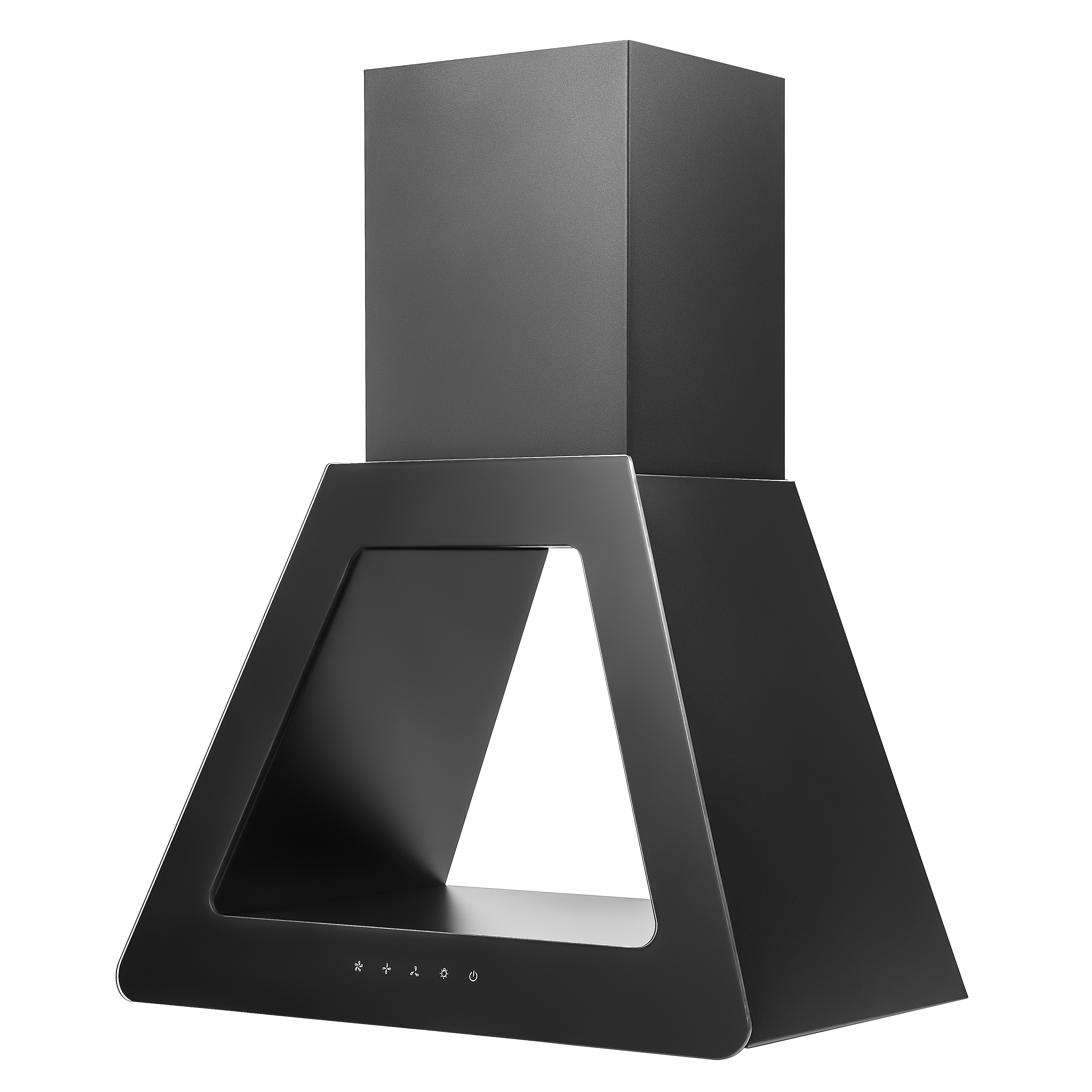Изображение товара Купольная вытяжка Ore Viking 60 SG Black 60 см черная с сенсорным управлением