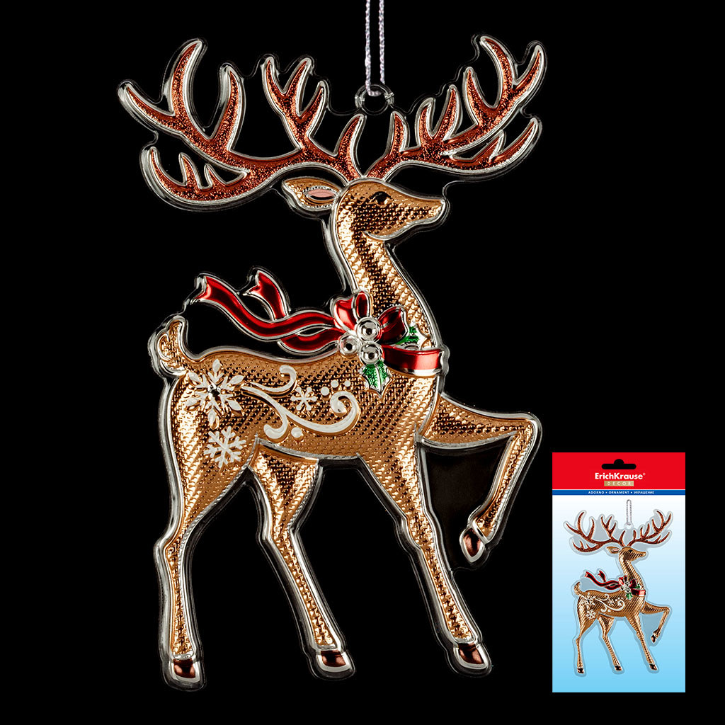 Изображение товара Ёлочная игрушка объемная из ПВХ с фольгированным покрытием 23см