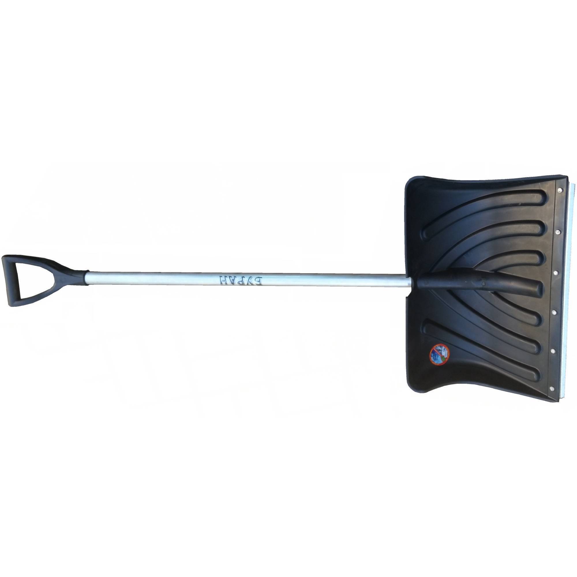 Изображение товара Лопата пластмассовая БУРАН с алюминиевым черенком и V-образной ручкой