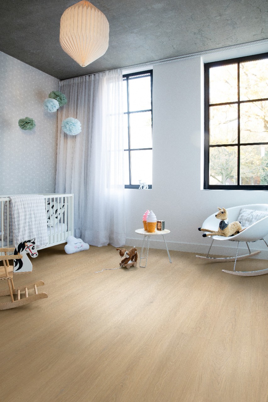 Изображение товара ПВХ плитка Quick Step Дуб чистый натуральный 33 класс толщина 5 мм 1.873 м², цена за упаковку