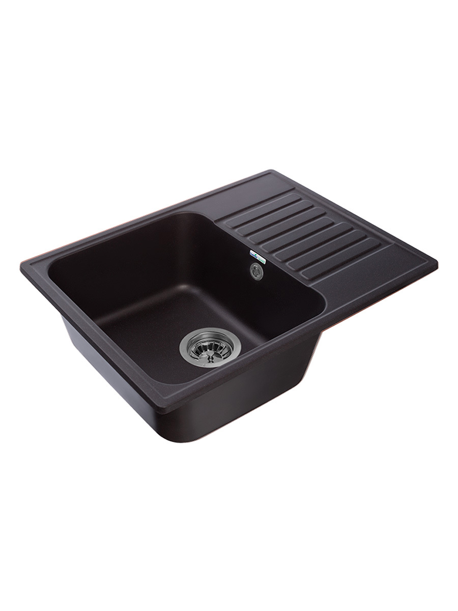Изображение товара Мойка кухонная GranFest Quarz Eco Z-13 черный искусственный камень